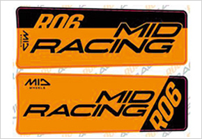 ブリヂストン専売ステッカー（オレンジカラー仕様）