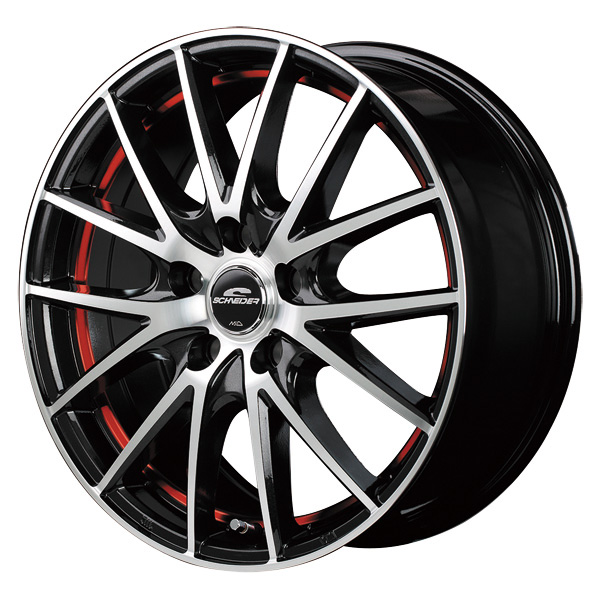ブラックメタリックポリッシュ＋アンダーカットレッドクリアー（BM/PO/UCRED）(17INCH)