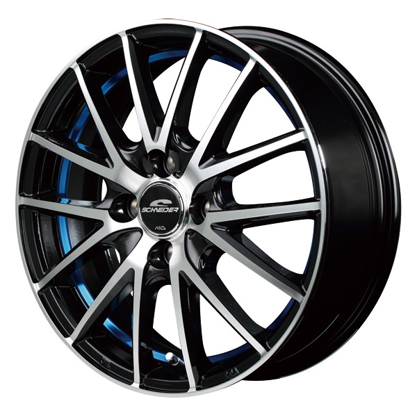 ブラックメタリックポリッシュ＋アンダーカットブルークリアー（BM/PO/UCBLUE）(15INCH)
